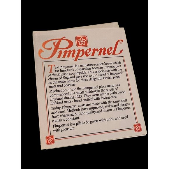 Set of 6 Pimpernel Coasters Shells Coastal Beach Ocean Maria Ryan Deluxe Finish - Picture 10 of 12